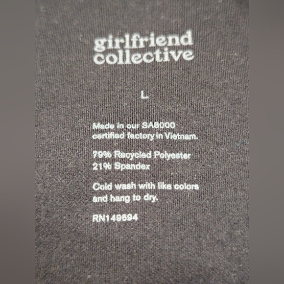 Girlfriend Collective Compressive Unitard Romper Catsuit Size Large New! - Picture 9 of 11